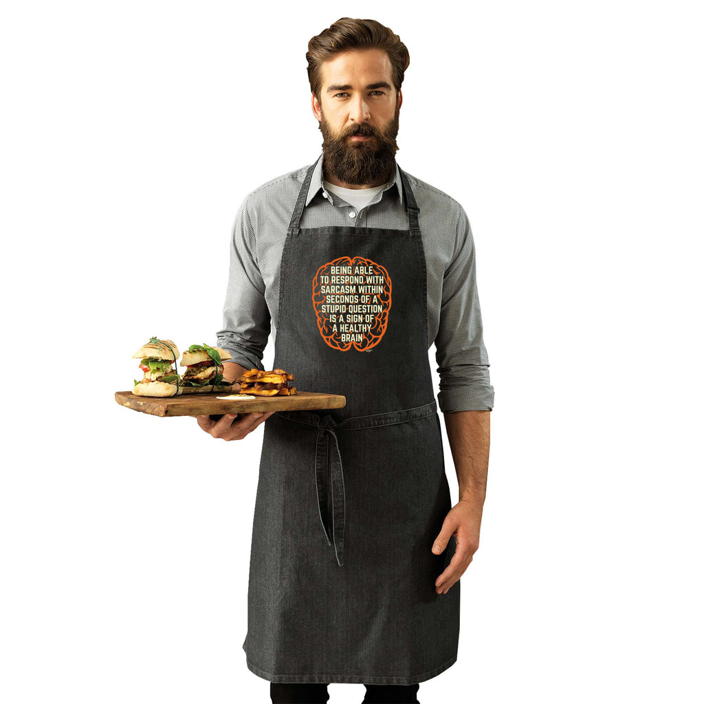 Being Able To Respond With Sarcasm Within Seconds - Funny Kitchen Apron