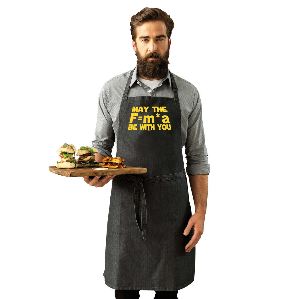 May The Force Be With You F M A - Funny Kitchen Apron