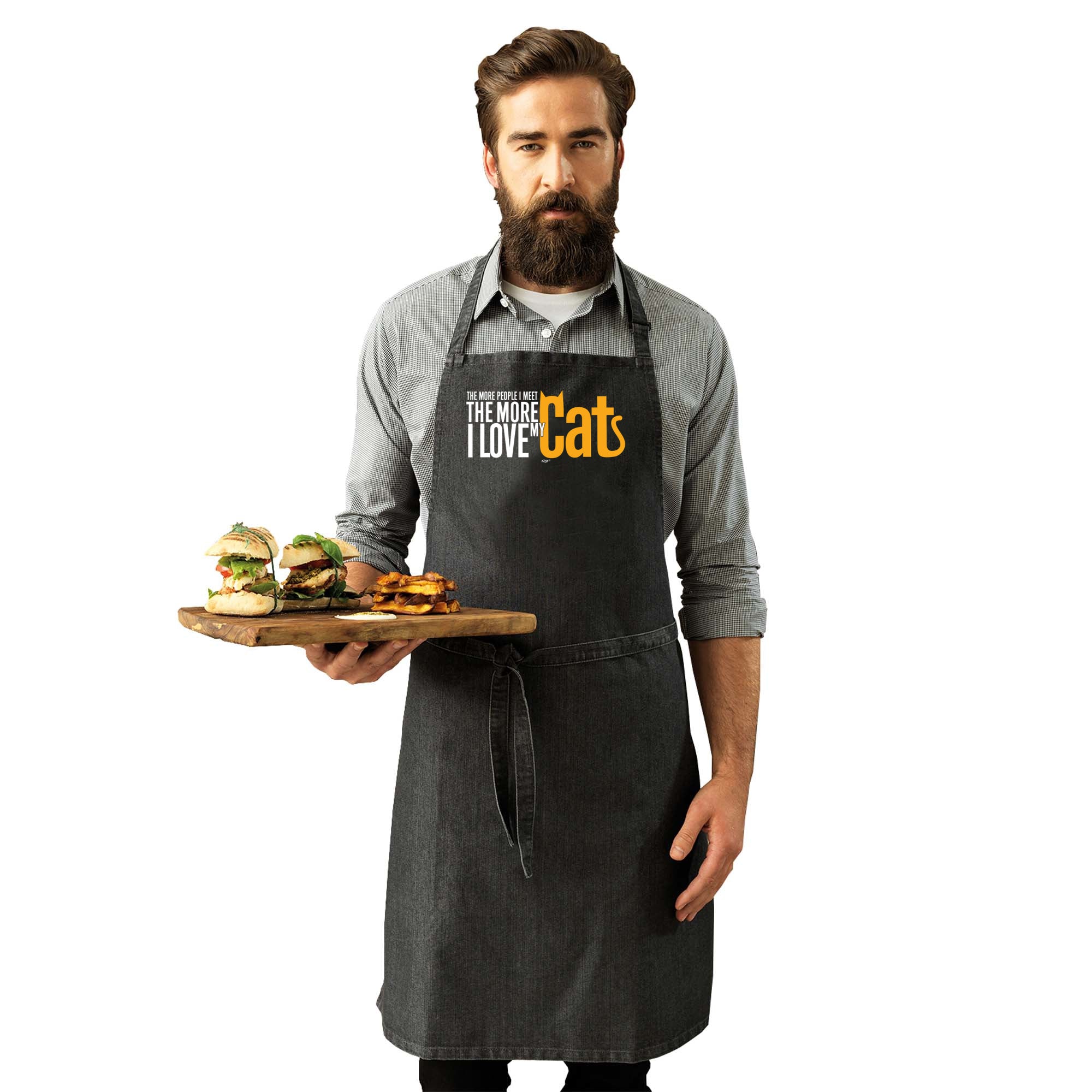More Love My Cat - Funny Kitchen Apron