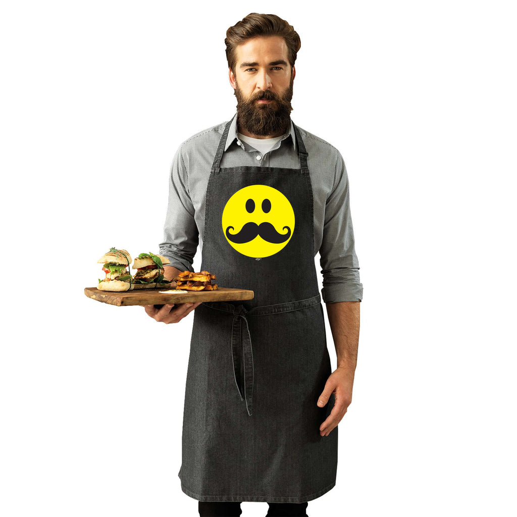 Moustache Smile - Funny Kitchen Apron