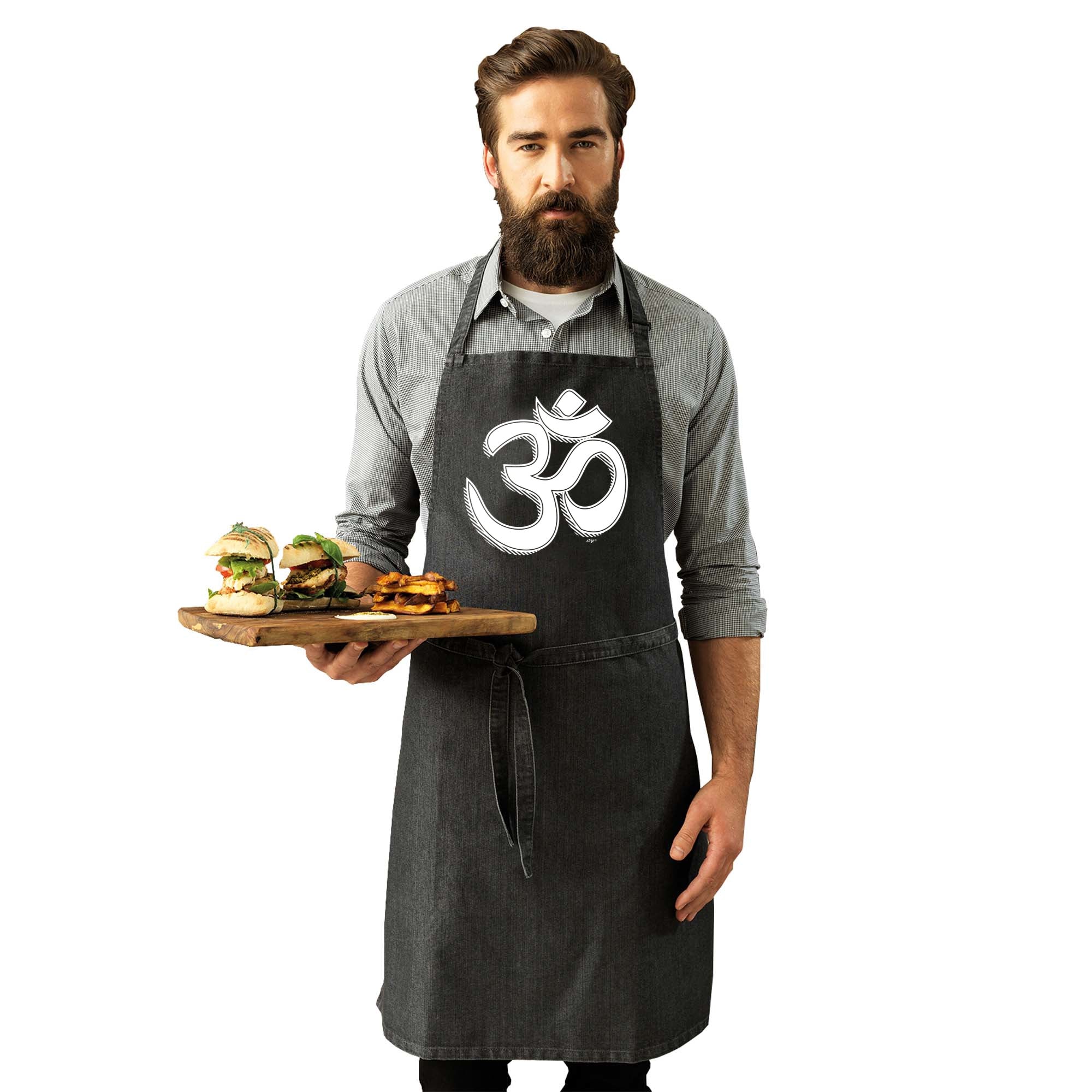 Om Sign - Funny Kitchen Apron