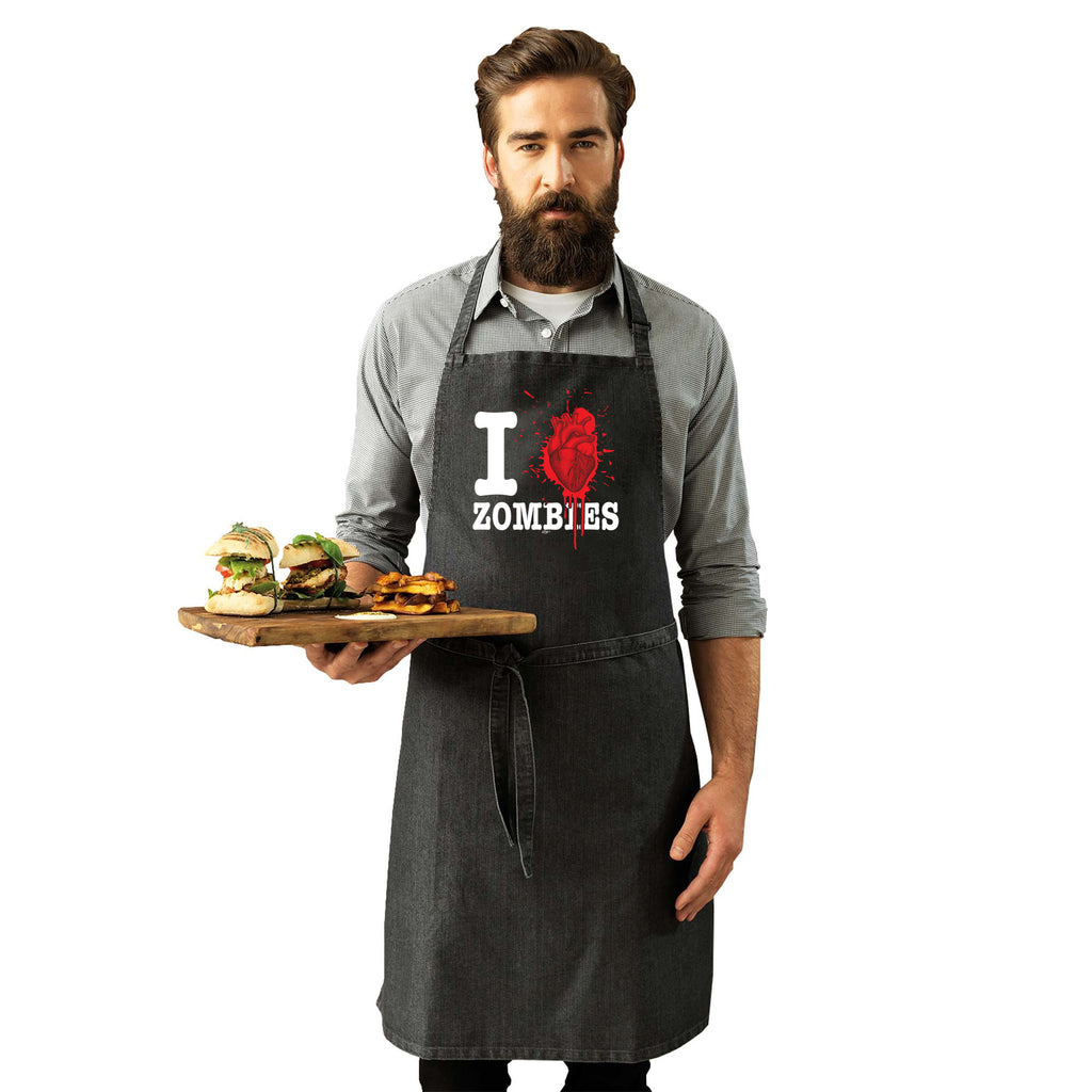 Love Zombies - Funny Kitchen Apron