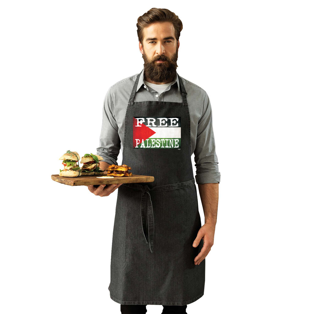 Free Palestine Flag - Funny Kitchen Apron
