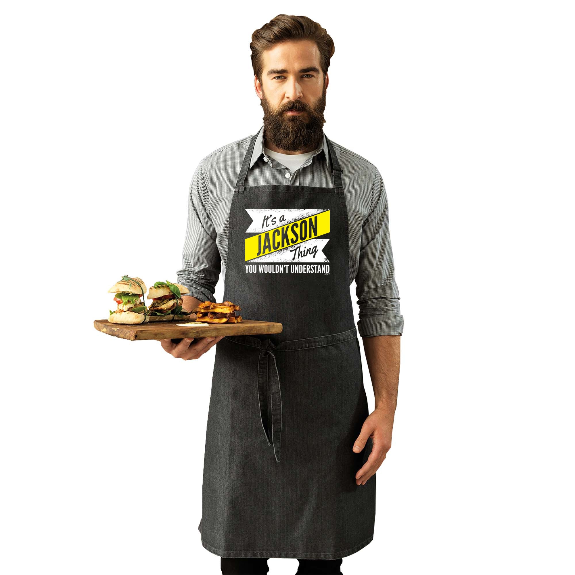 Jackson V2 Surname Thing - Funny Kitchen Apron