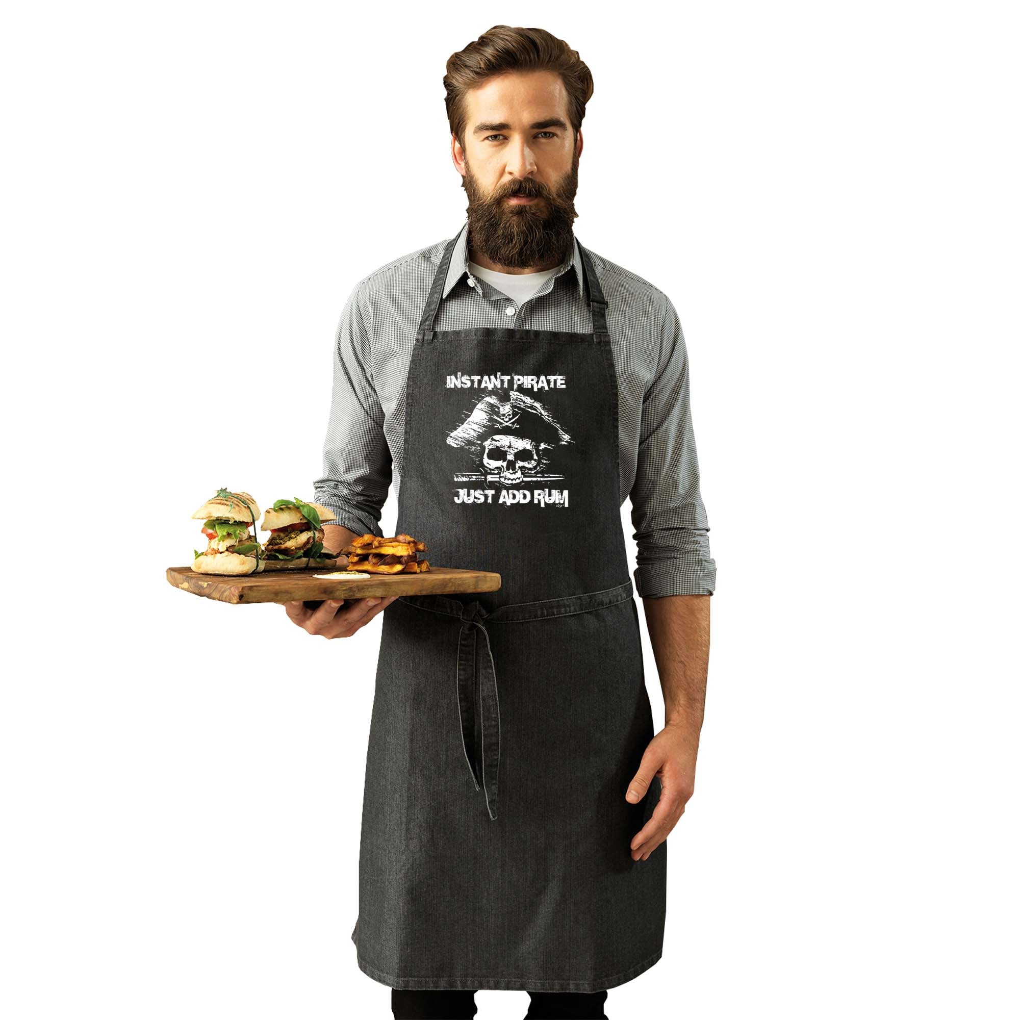 Instant Pirate Just Add Rum - Funny Kitchen Apron