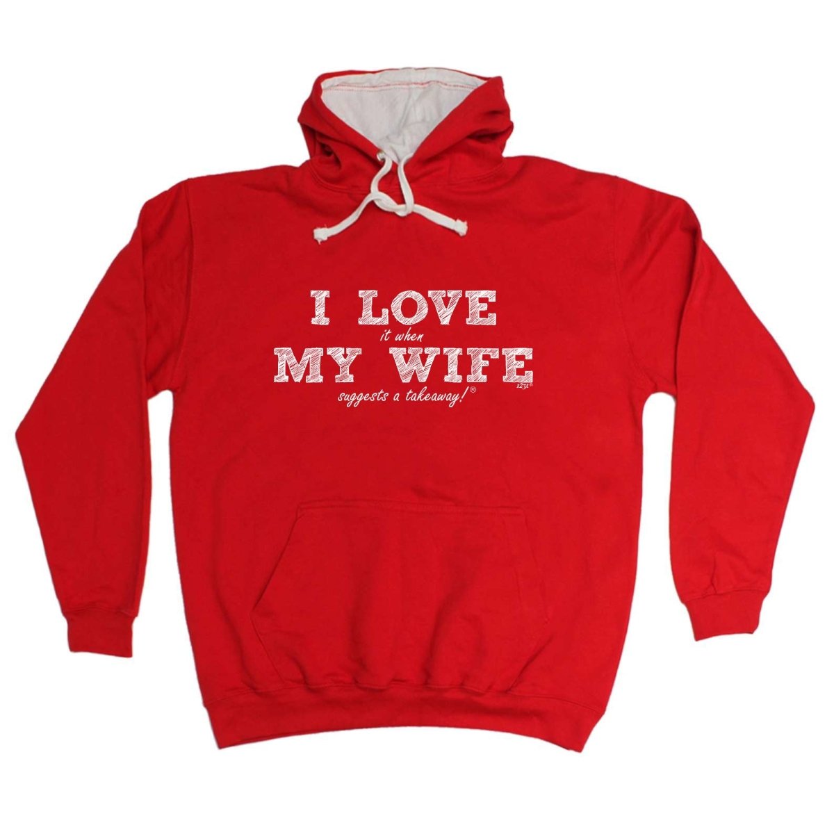 123T I Love It When My Wife Suggests A Takeaway - Funny Novelty Hoodies Hoodie - 123t Australia | Funny T-Shirts Mugs Novelty Gifts