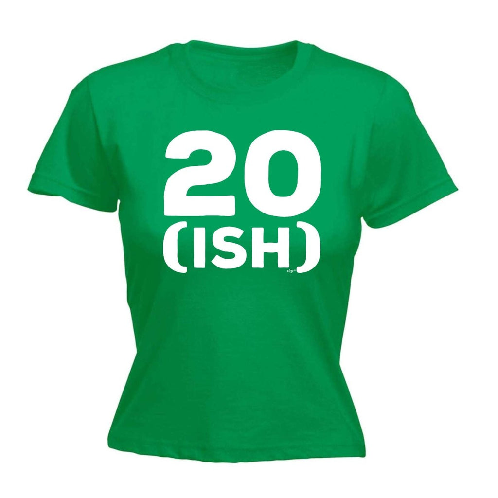 20 Ish Birthday Age - Funny Novelty Womens T-Shirt T Shirt Tshirt - 123t Australia | Funny T-Shirts Mugs Novelty Gifts
