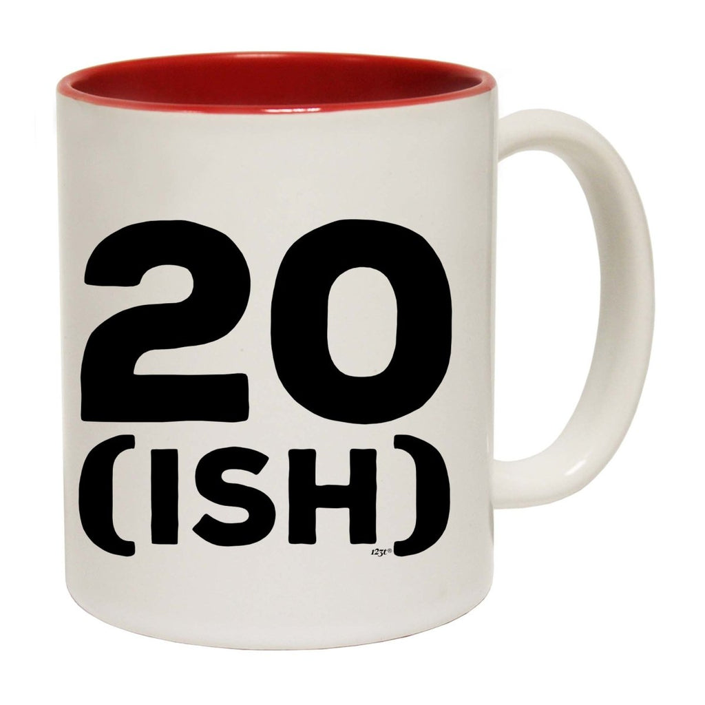 20 Ish Birthday Age Mug Cup - 123t Australia | Funny T-Shirts Mugs Novelty Gifts