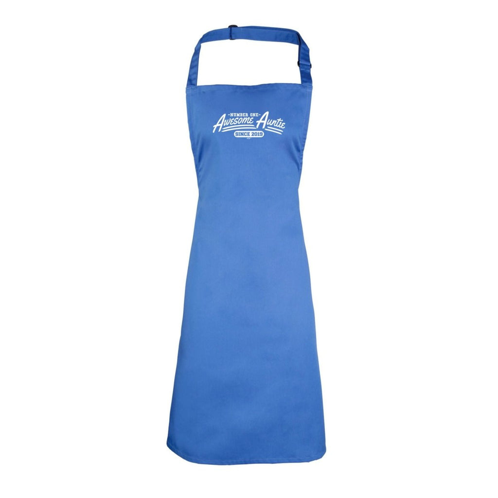 2019 Awesome Auntie Since - Funny Novelty Kitchen Adult Apron - 123t Australia | Funny T-Shirts Mugs Novelty Gifts