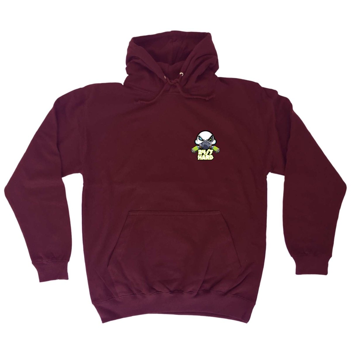 247 Hard AL Storm Rave Dance Text Breast - Funny Novelty Hoodies Hoodie - 123t Australia | Funny T-Shirts Mugs Novelty Gifts