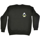 247 Hard AL Storm Rave Dance Text Breast - Funny Novelty Sweatshirt - 123t Australia | Funny T-Shirts Mugs Novelty Gifts