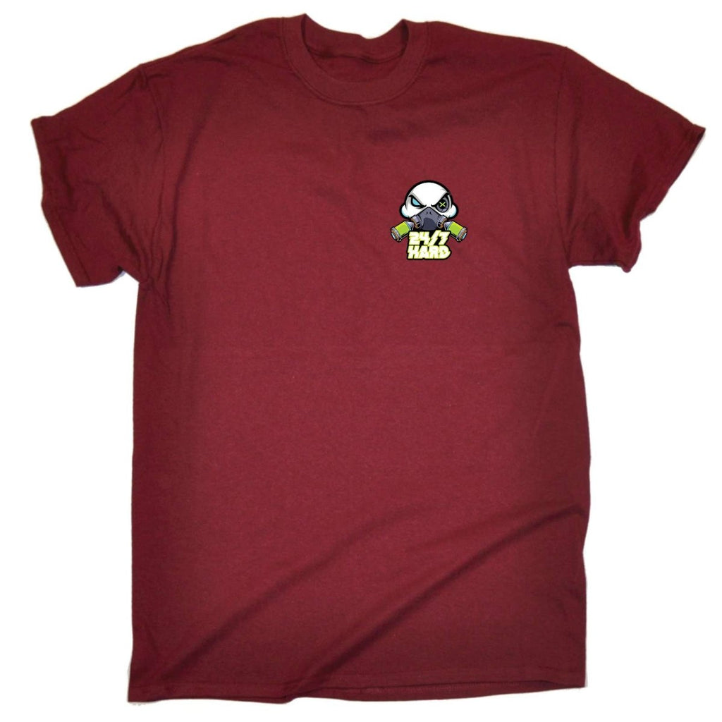 247 Hard AL Storm Rave Dance Text Breast - Mens Funny Novelty T-Shirt TShirt / T Shirt - 123t Australia | Funny T-Shirts Mugs Novelty Gifts