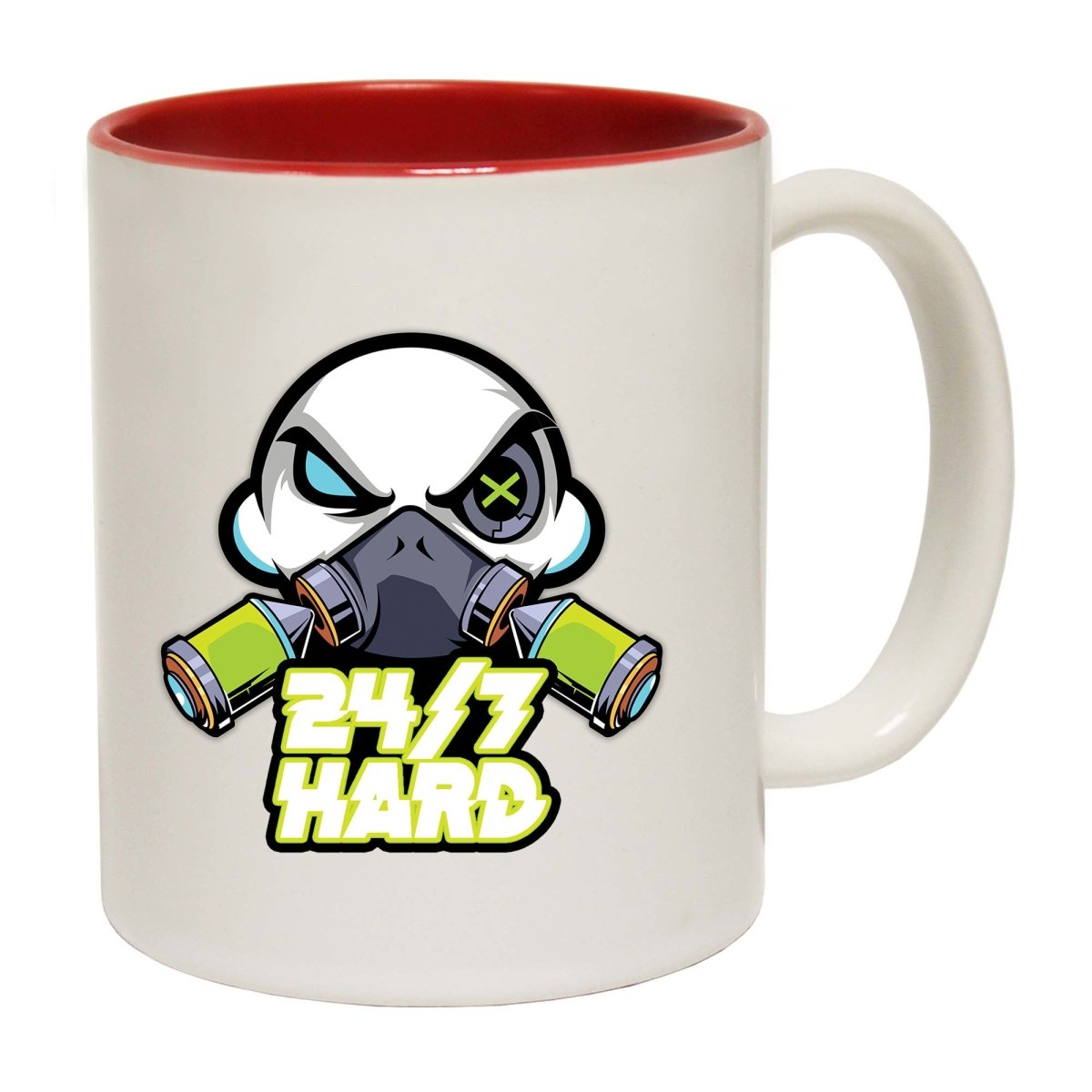 247 Hard AL Storm Rave Dance With Text Mug Cup - 123t Australia | Funny T-Shirts Mugs Novelty Gifts