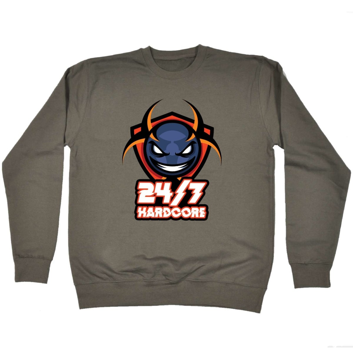 247 Hardcore AL Storm Rave Dance With Text - Funny Novelty Sweatshirt - 123t Australia | Funny T-Shirts Mugs Novelty Gifts