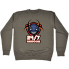 247 Hardcore AL Storm Rave Dance With Text - Funny Novelty Sweatshirt - 123t Australia | Funny T-Shirts Mugs Novelty Gifts