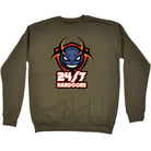 247 Hardcore AL Storm Rave Dance With Text - Funny Novelty Sweatshirt - 123t Australia | Funny T-Shirts Mugs Novelty Gifts