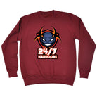 247 Hardcore AL Storm Rave Dance With Text - Funny Novelty Sweatshirt - 123t Australia | Funny T-Shirts Mugs Novelty Gifts