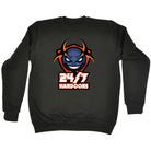 247 Hardcore AL Storm Rave Dance With Text - Funny Novelty Sweatshirt - 123t Australia | Funny T-Shirts Mugs Novelty Gifts