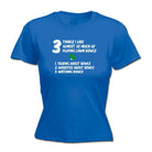 3 Things Almost Like As Much As Lawn Bowls - Funny Womens T-Shirt Tshirt - 123t Australia | Funny T-Shirts Mugs Novelty Gifts