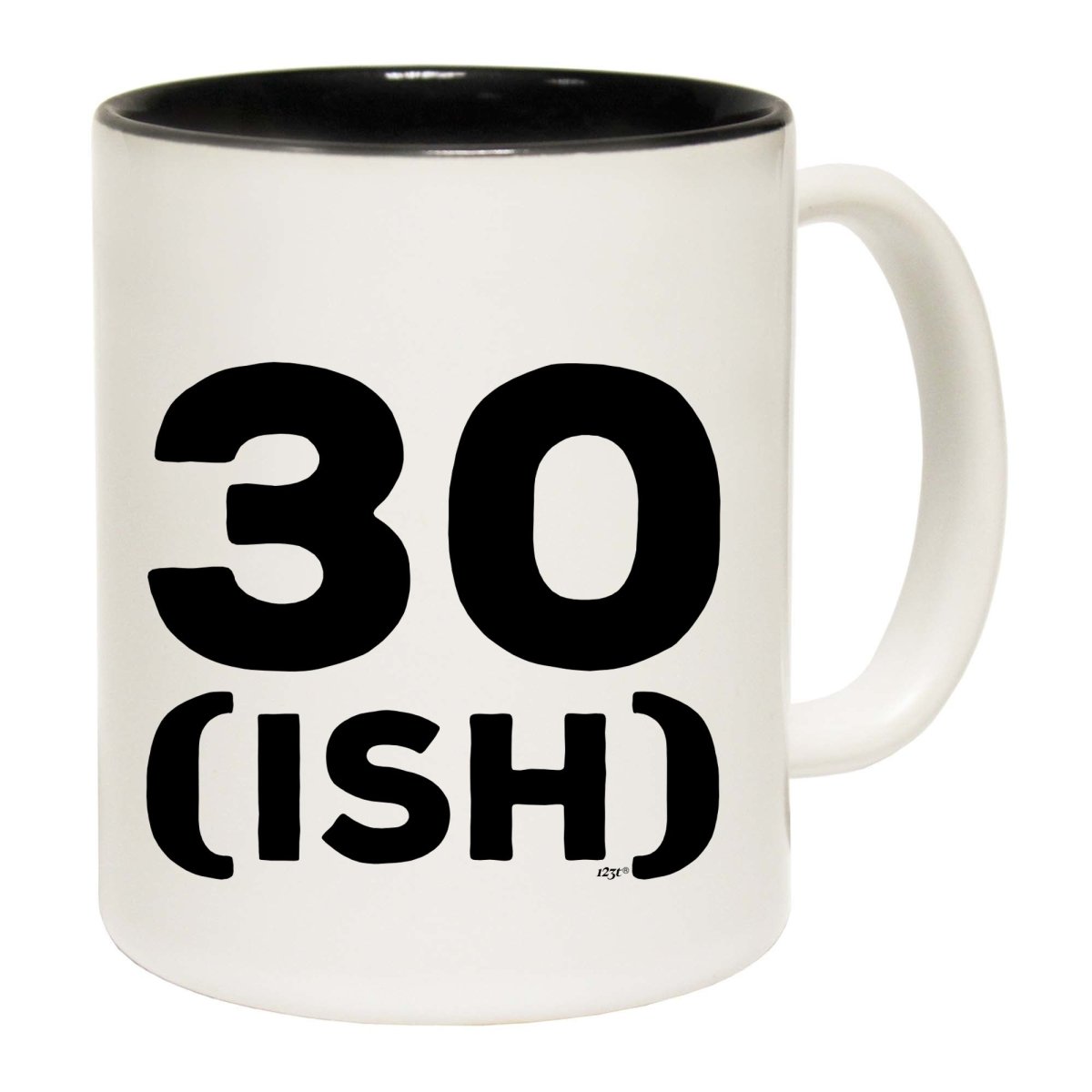 30 Ish Birthday Age Mug Cup - 123t Australia | Funny T-Shirts Mugs Novelty Gifts