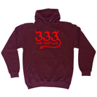 333 Only Half Evil - Funny Novelty Hoodies Hoodie - 123t Australia | Funny T-Shirts Mugs Novelty Gifts