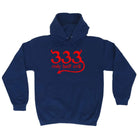 333 Only Half Evil - Funny Novelty Hoodies Hoodie - 123t Australia | Funny T-Shirts Mugs Novelty Gifts