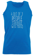 4 Out Of 3 People Struggle With Maths - Funny Novelty Vest Singlet Unisex Tank Top - 123t Australia | Funny T-Shirts Mugs Novelty Gifts