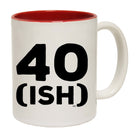 40 Ish Birthday Age Mug Cup - 123t Australia | Funny T-Shirts Mugs Novelty Gifts
