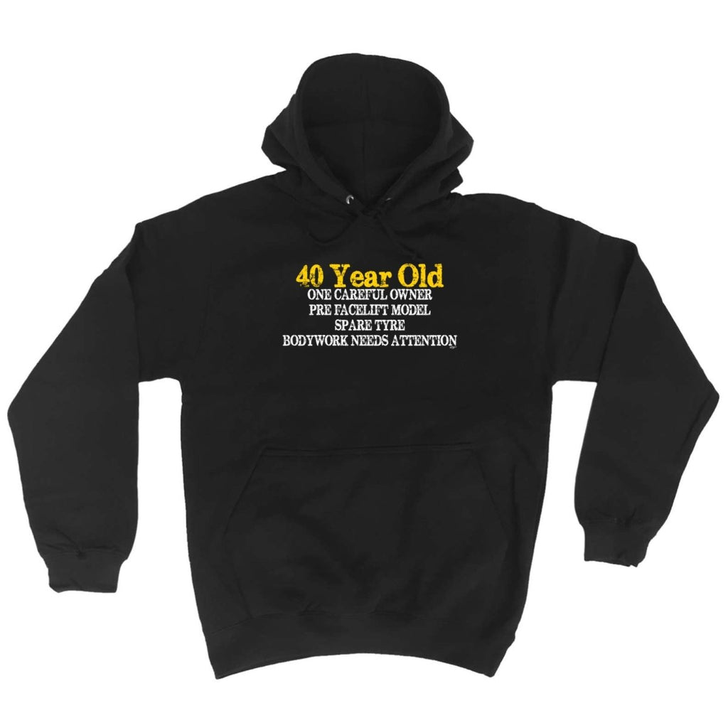 40 Year Old One Careful Owner Birthday Age - Funny Novelty Hoodies Hoodie - 123t Australia | Funny T-Shirts Mugs Novelty Gifts