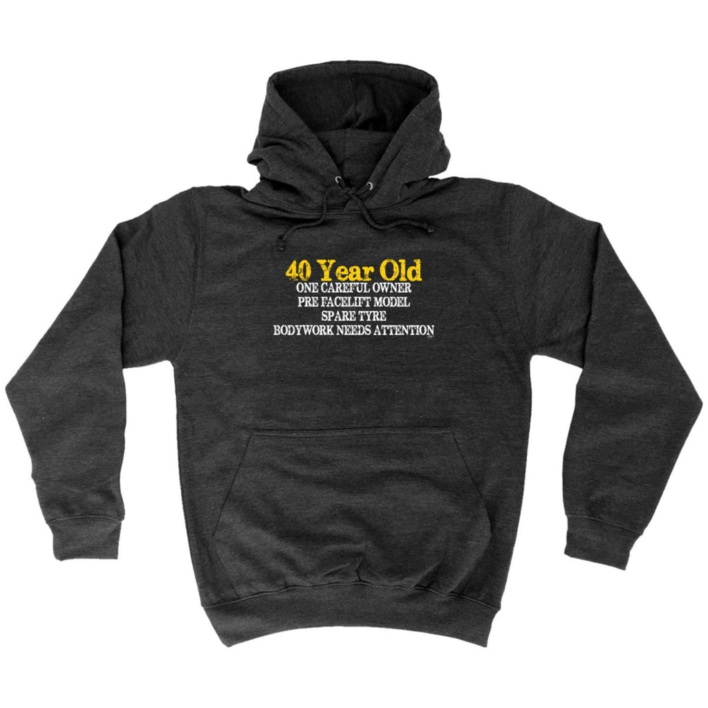 40 Year Old One Careful Owner Birthday Age - Funny Novelty Hoodies Hoodie - 123t Australia | Funny T-Shirts Mugs Novelty Gifts