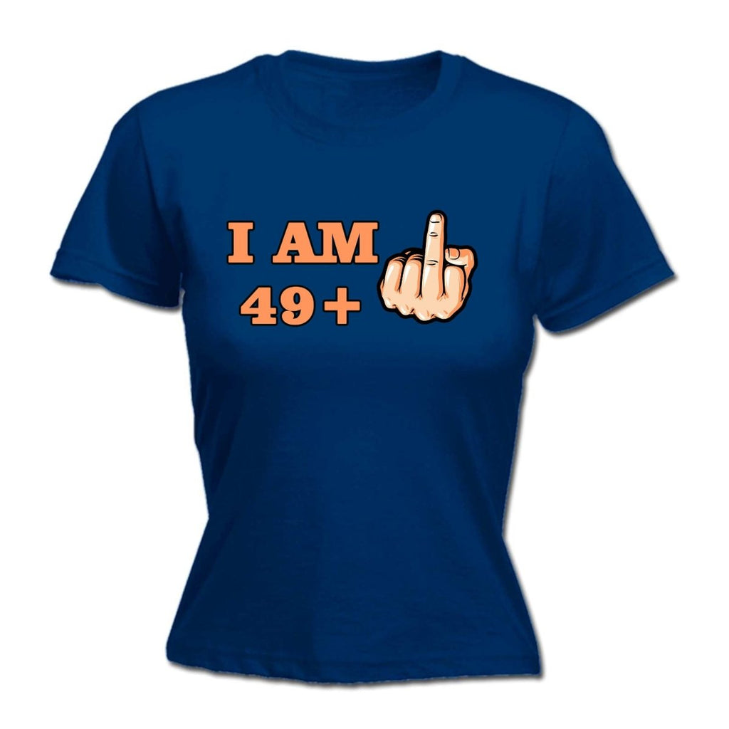 49 + 1 Middle Finger 50Th Age Birthday - Funny Womens T-Shirt Tshirt - 123t Australia | Funny T-Shirts Mugs Novelty Gifts
