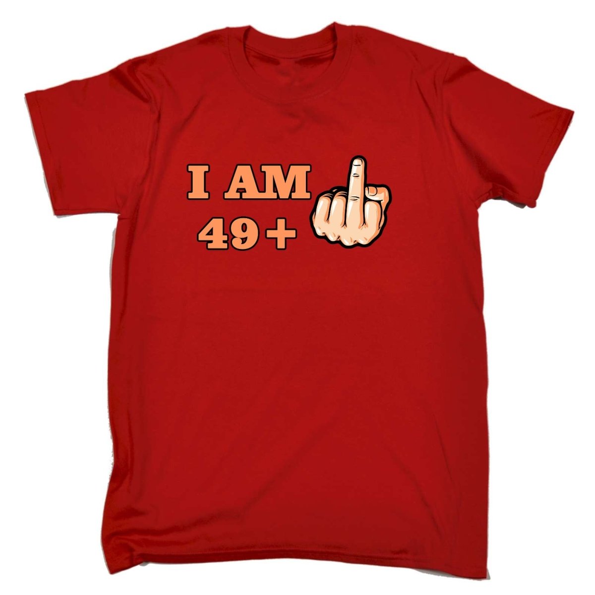 49 + 1 Middle Finger 50Th Age Birthday - Mens Funny T-Shirt Tshirts - 123t Australia | Funny T-Shirts Mugs Novelty Gifts