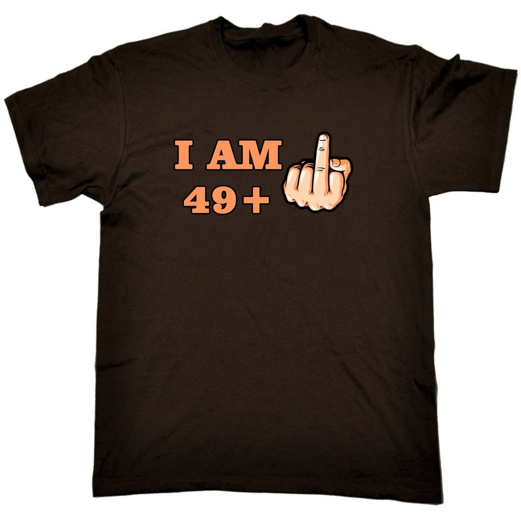 49 + 1 Middle Finger 50Th Age Birthday - Mens Funny T-Shirt Tshirts - 123t Australia | Funny T-Shirts Mugs Novelty Gifts