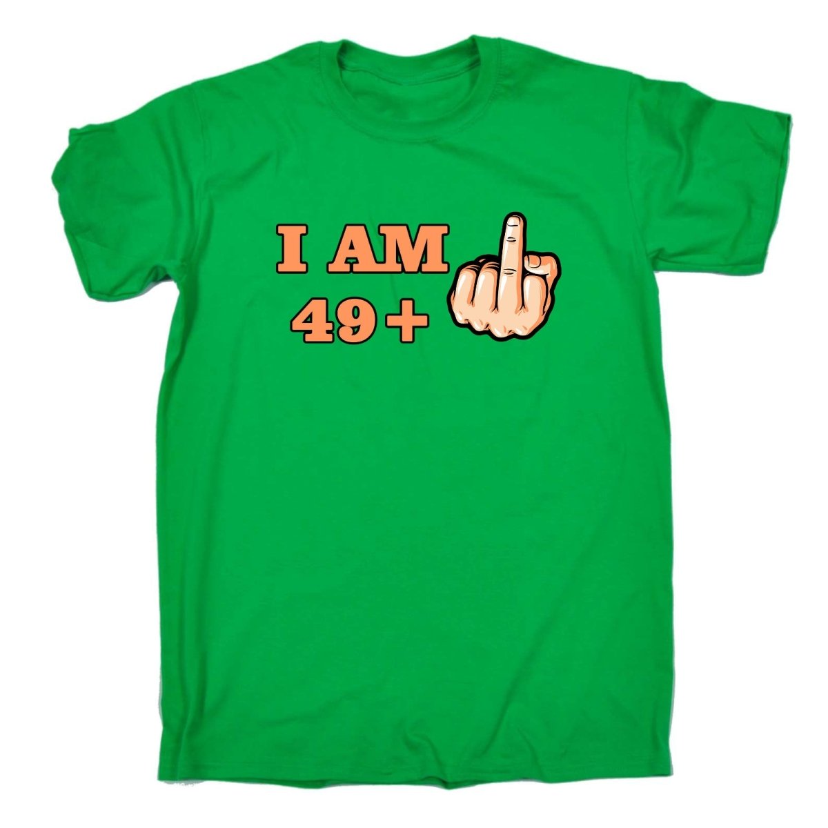 49 + 1 Middle Finger 50Th Age Birthday - Mens Funny T-Shirt Tshirts - 123t Australia | Funny T-Shirts Mugs Novelty Gifts