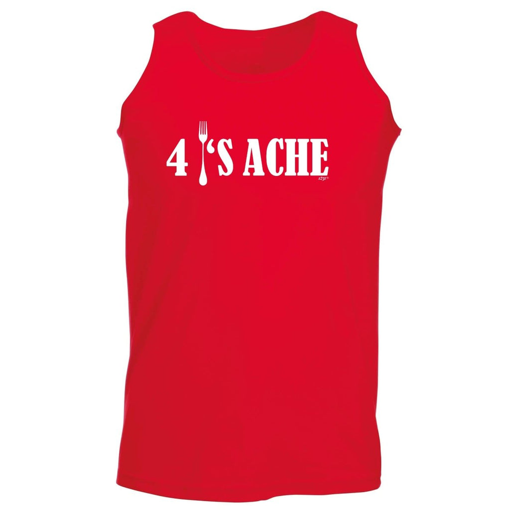 4S Ache - Funny Novelty Vest Singlet Unisex Tank Top - 123t Australia | Funny T-Shirts Mugs Novelty Gifts