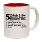 5 Things I Like Almost As Much As Riding My Bike Mug Cup - 123t Australia | Funny T-Shirts Mugs Novelty Gifts