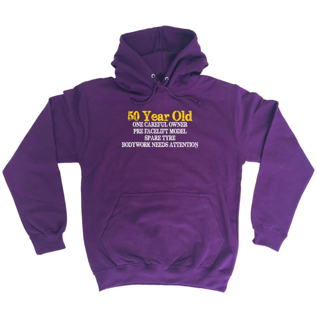 50 Year Old One Careful Owner Birthday Age - Funny Novelty Hoodies Hoodie - 123t Australia | Funny T-Shirts Mugs Novelty Gifts