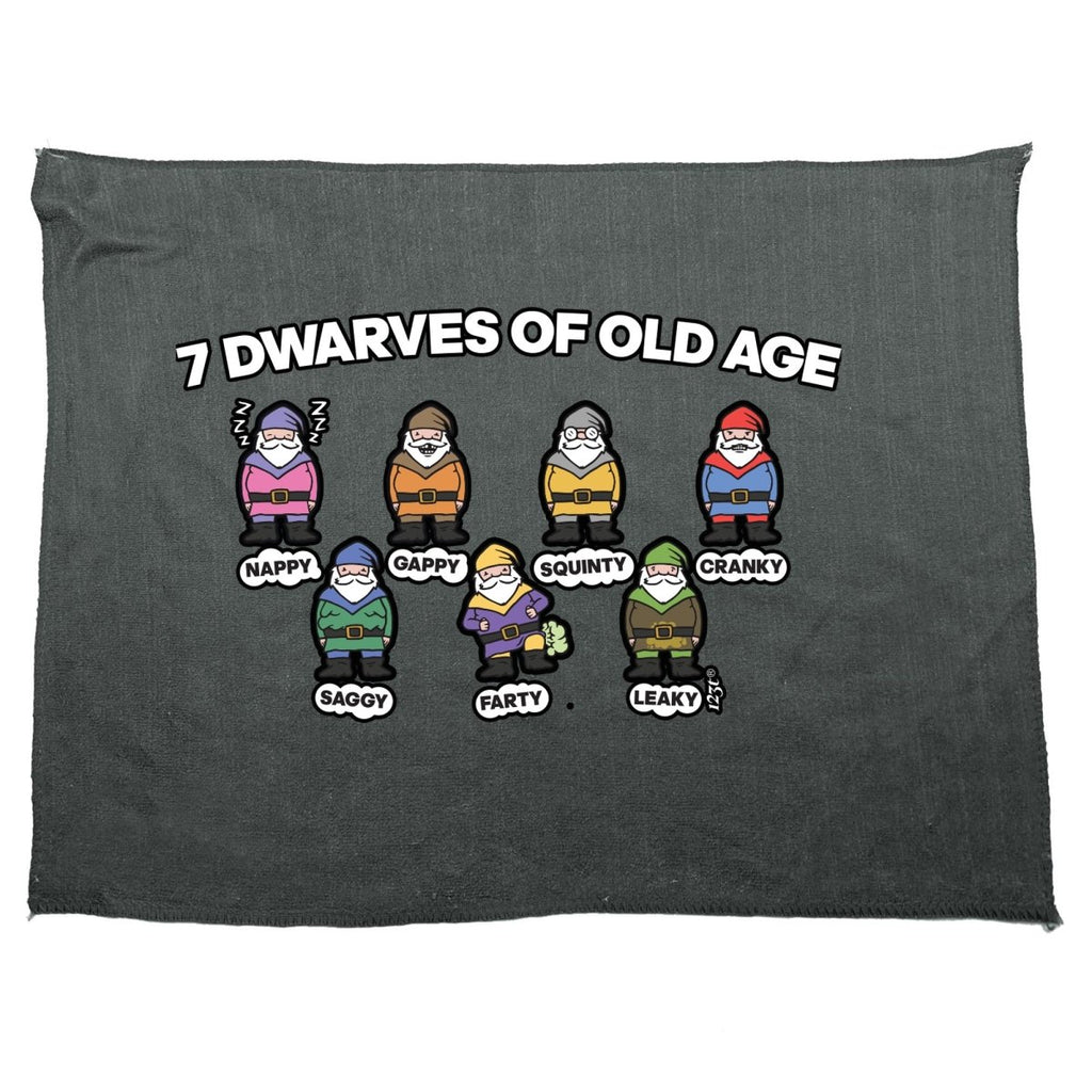 7 Dwarves Of Old Age - Funny Novelty Soft Sport Microfiber Towel - 123t Australia | Funny T-Shirts Mugs Novelty Gifts
