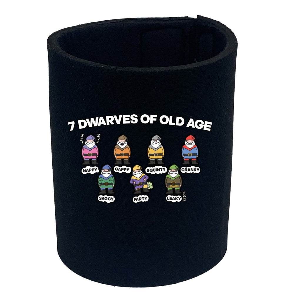 7 Dwarves Of Old Age - Funny Novelty Stubby Holder - 123t Australia | Funny T-Shirts Mugs Novelty Gifts