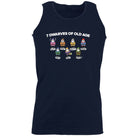 7 Dwarves Of Old Age - Funny Novelty Vest Singlet Unisex Tank Top - 123t Australia | Funny T-Shirts Mugs Novelty Gifts