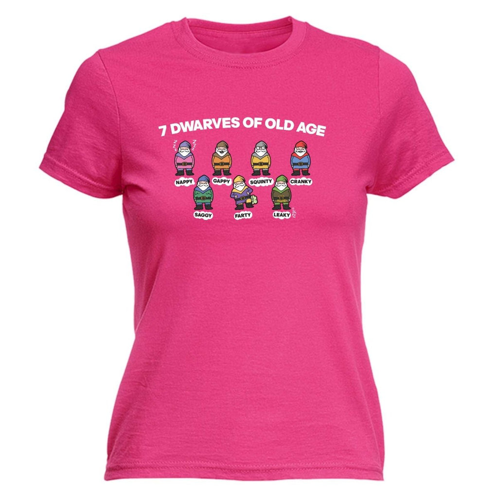7 Dwarves Of Old Age - Funny Novelty Womens T-Shirt T Shirt Tshirt - 123t Australia | Funny T-Shirts Mugs Novelty Gifts