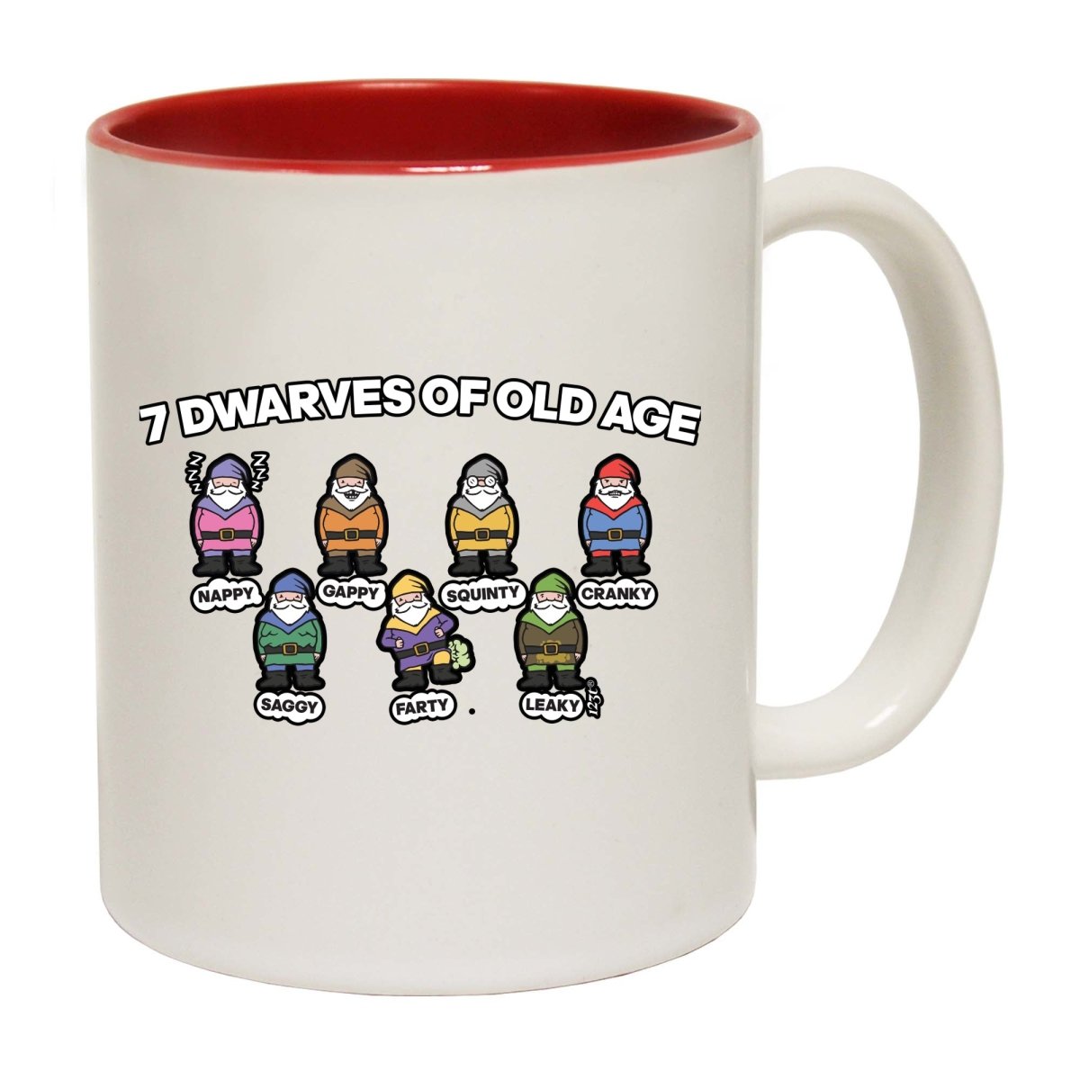 7 Dwarves Of Old Age Mug Cup - 123t Australia | Funny T-Shirts Mugs Novelty Gifts