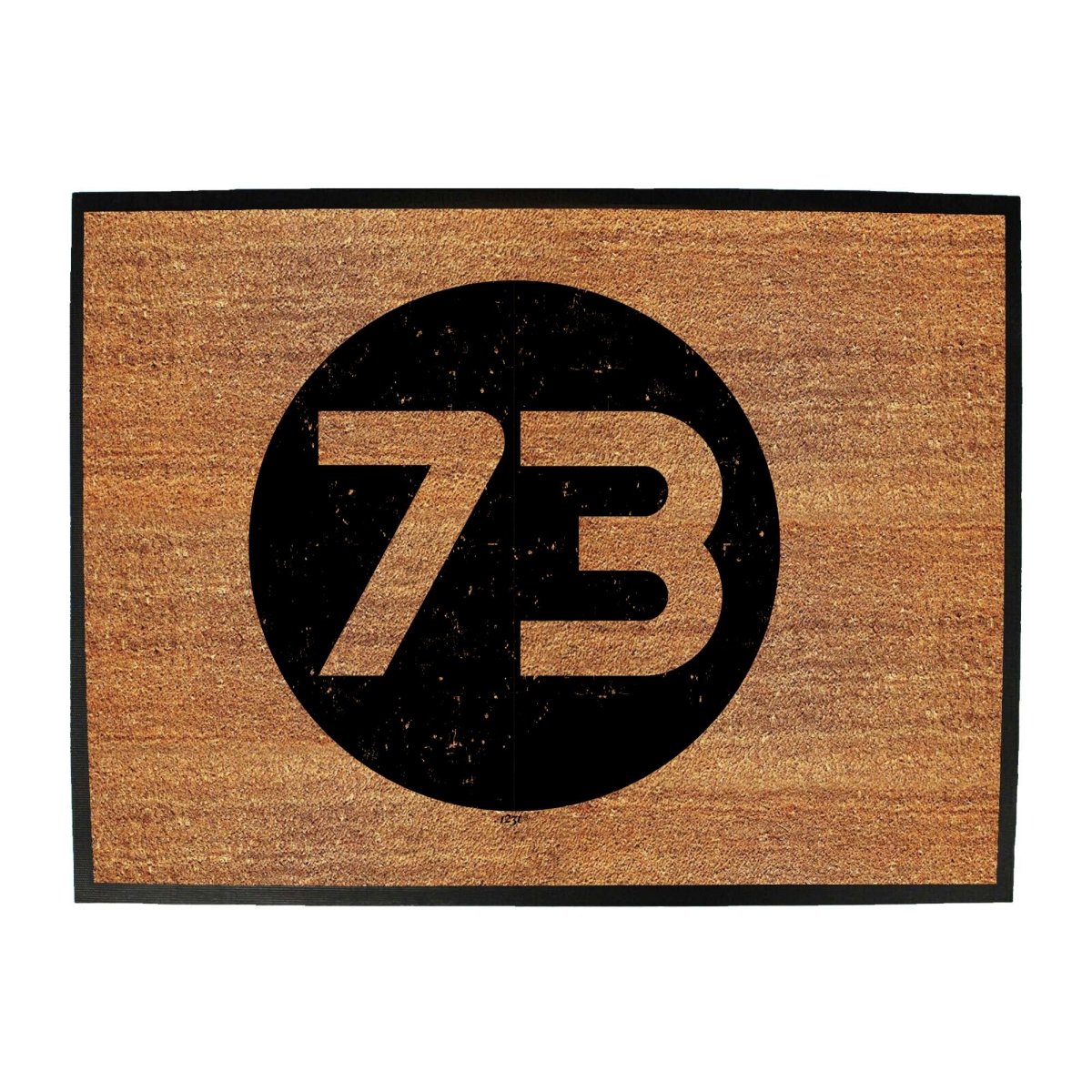 73 Number - Funny Novelty Doormat Man Cave Floor mat - 123t Australia | Funny T-Shirts Mugs Novelty Gifts