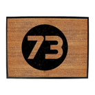 73 Number - Funny Novelty Doormat Man Cave Floor mat - 123t Australia | Funny T-Shirts Mugs Novelty Gifts