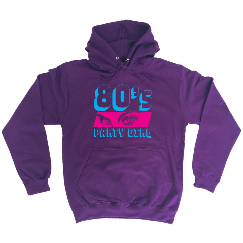 80S Party Girl Retro - Funny Novelty Hoodies Hoodie - 123t Australia | Funny T-Shirts Mugs Novelty Gifts