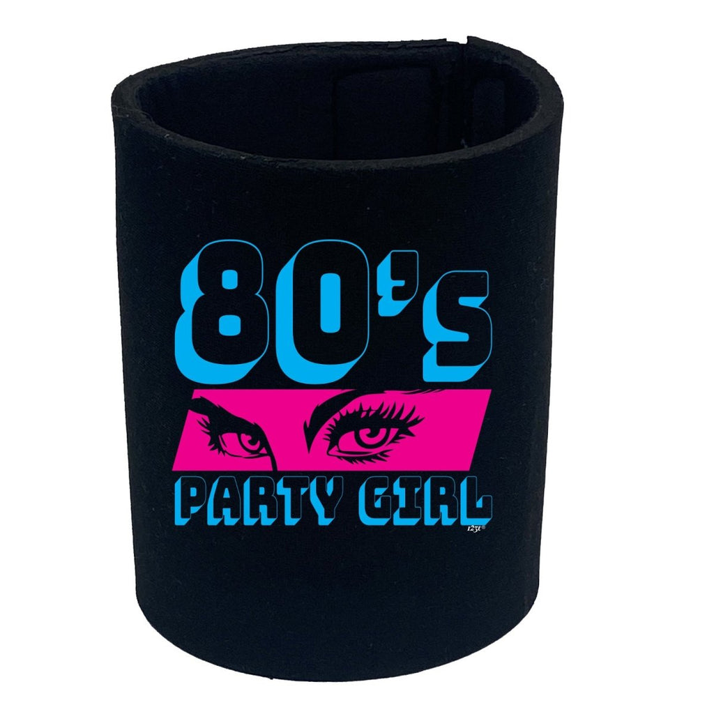 80S Party Girl Retro - Funny Novelty Stubby Holder - 123t Australia | Funny T-Shirts Mugs Novelty Gifts