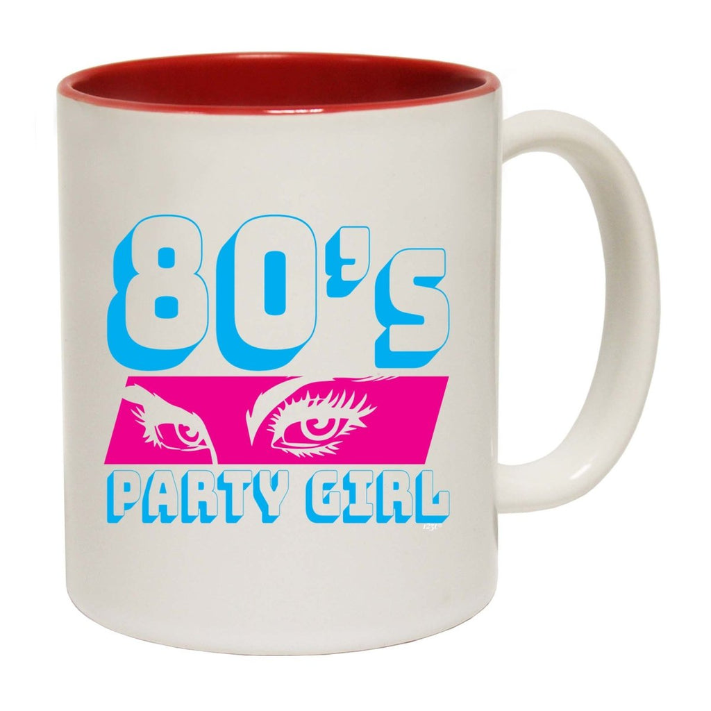 80S Party Girl Retro Mug Cup - 123t Australia | Funny T-Shirts Mugs Novelty Gifts