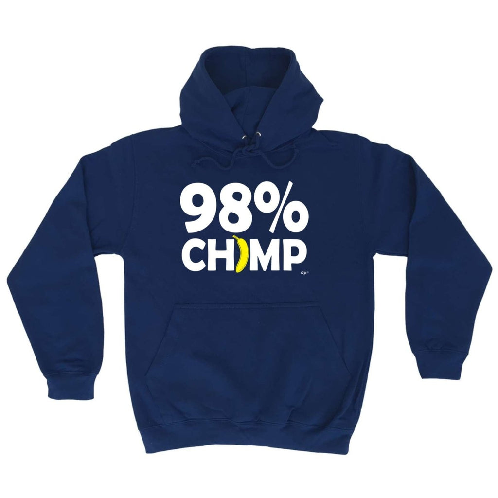 98 Percent Chimp - Funny Novelty Hoodies Hoodie - 123t Australia | Funny T-Shirts Mugs Novelty Gifts