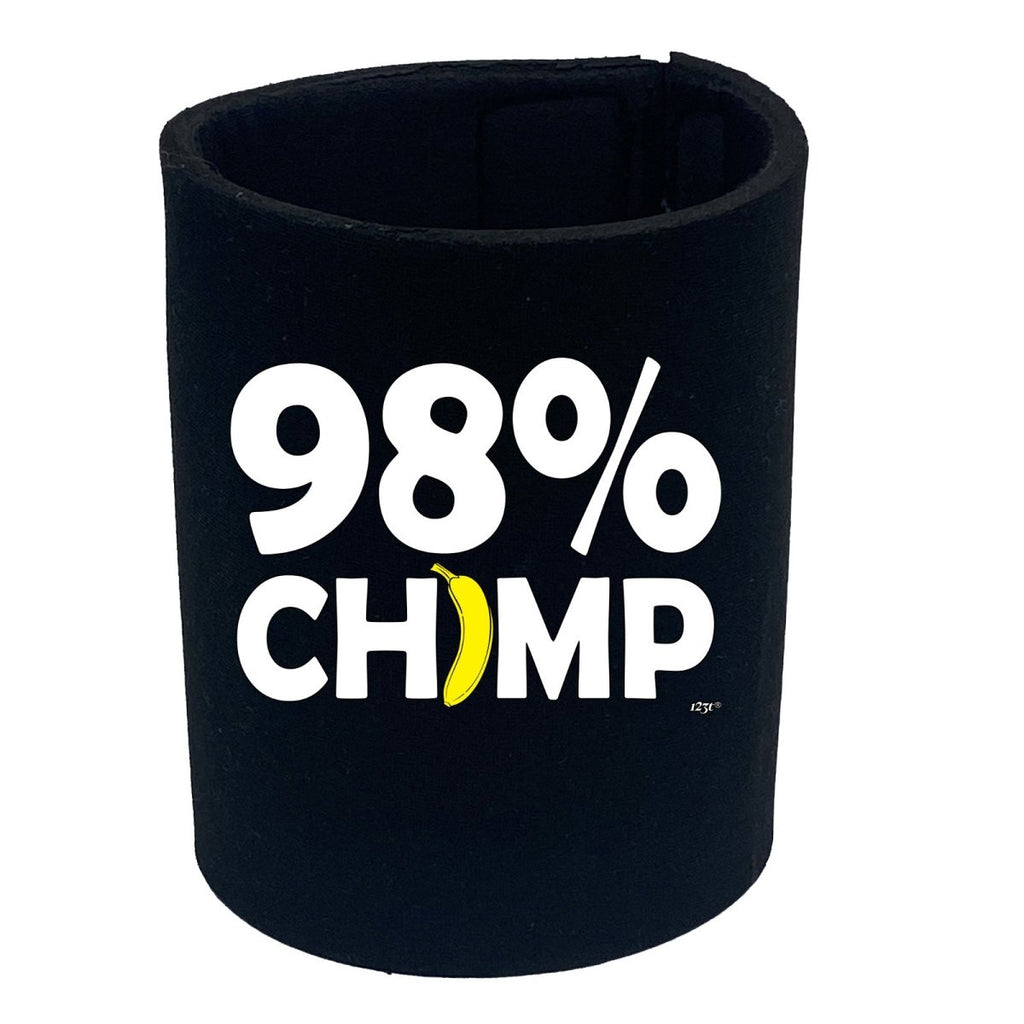 98 Percent Chimp - Funny Novelty Stubby Holder - 123t Australia | Funny T-Shirts Mugs Novelty Gifts