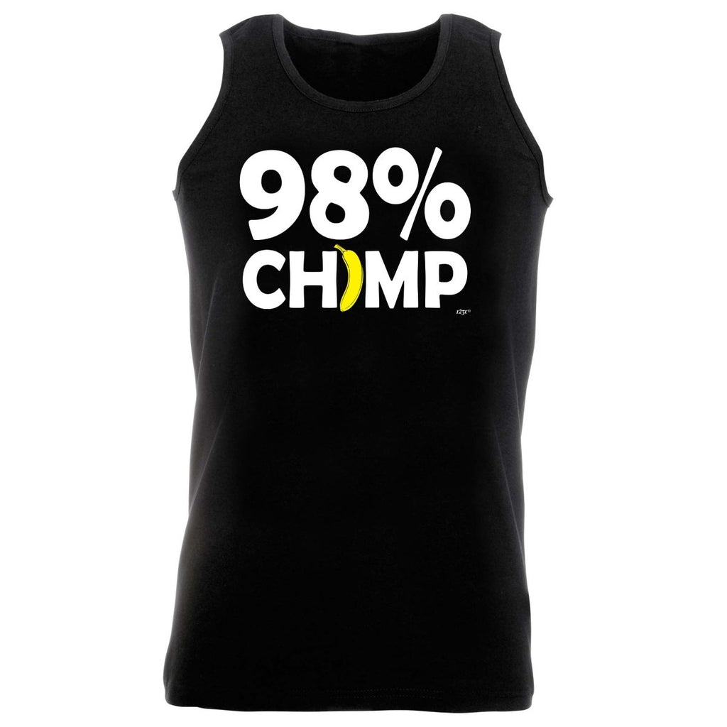 98 Percent Chimp - Funny Novelty Vest Singlet Unisex Tank Top - 123t Australia | Funny T-Shirts Mugs Novelty Gifts